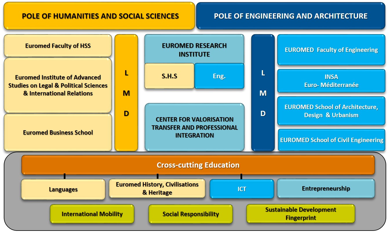 Structure Pédagogique de l’Université Euromed de Fès UEMF